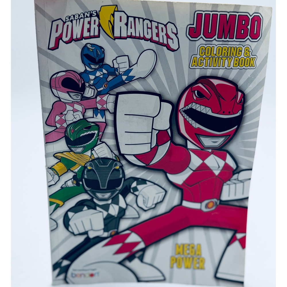 Power Rangers Jumbo Coloring and Activity Book Mega Power Bendon Kids Activity
